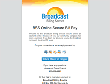 Tablet Screenshot of broadcastbillingservice.com